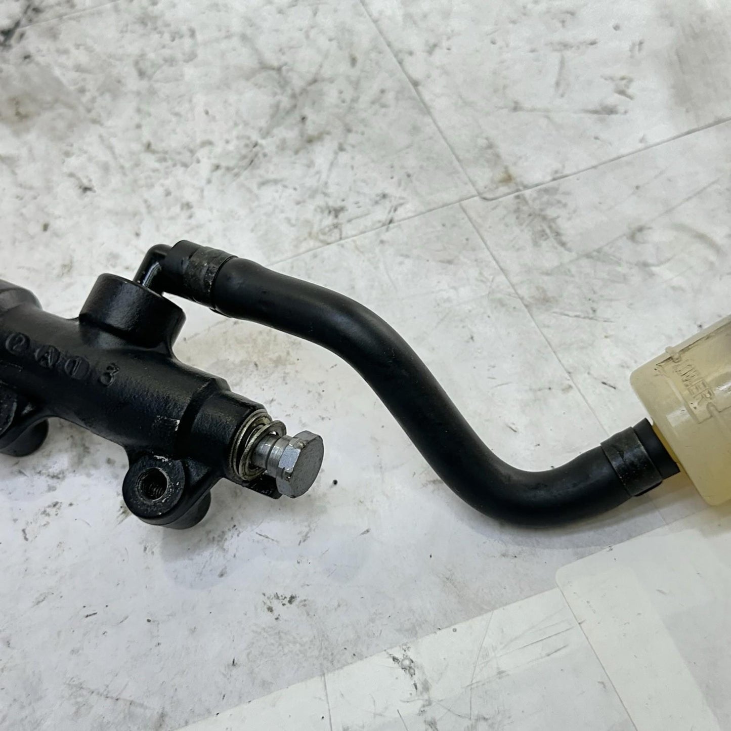 2013 - 2017 TRIUMPH DAYTONA 675 REAR MASTER CYLINDER BRAKE RESERVOIR CANISTER