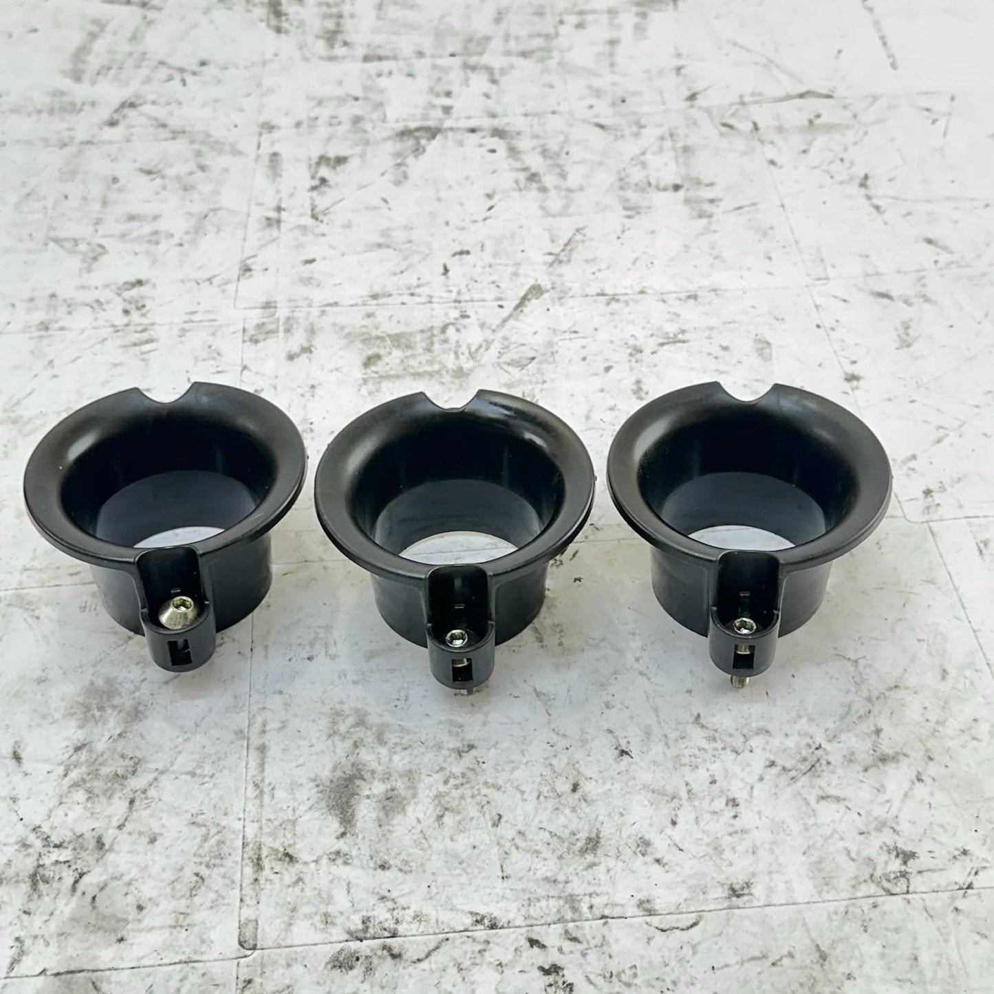 2013 - 2017 TRIUMPH DAYTONA 675 AIRBOX VELOCITY STACKS TRUMPETS SET STOCK OEM