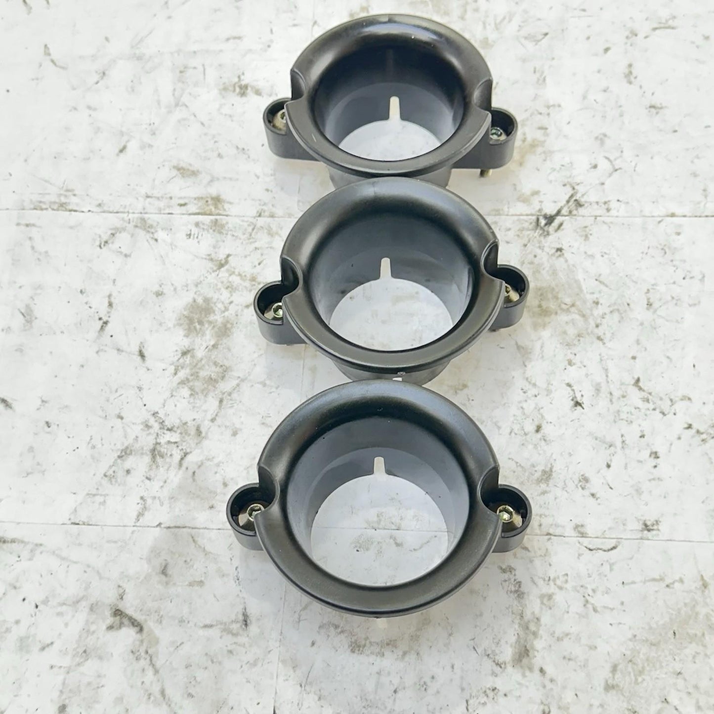 2013 - 2017 TRIUMPH DAYTONA 675 AIRBOX VELOCITY STACKS TRUMPETS SET STOCK OEM