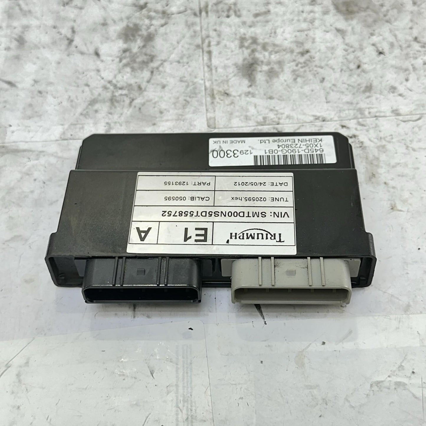 2013 - 2017 TRIUMPH DAYTONA 675 ECU ELECTRICAL CONTROL UNIT COMPUTER CDI MODULE