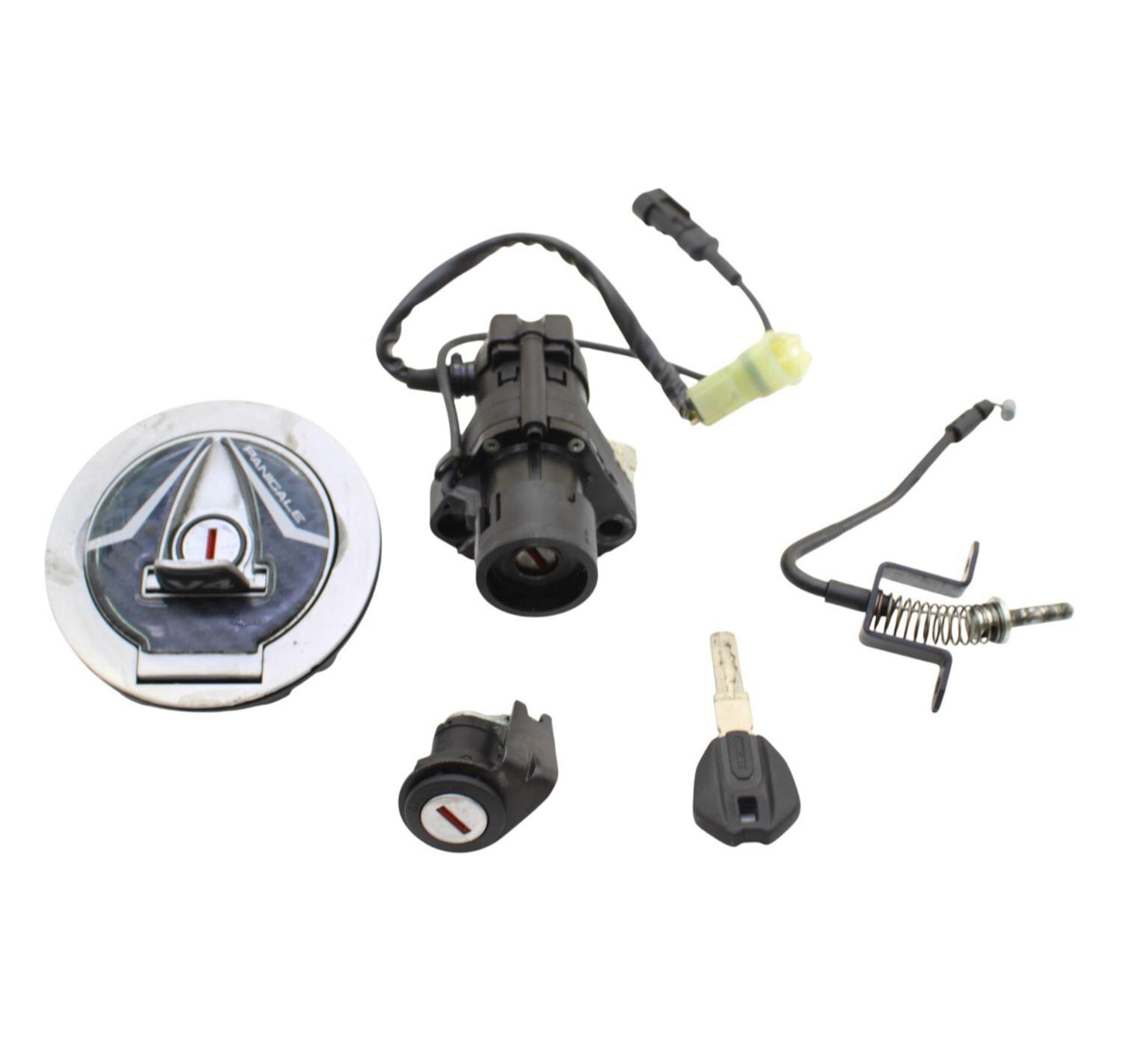2018 - 2024 DUCATI PANIGALE V4 V4S LOCK SET IGNITION KEY GAS CAP SEAT LOCK OEM