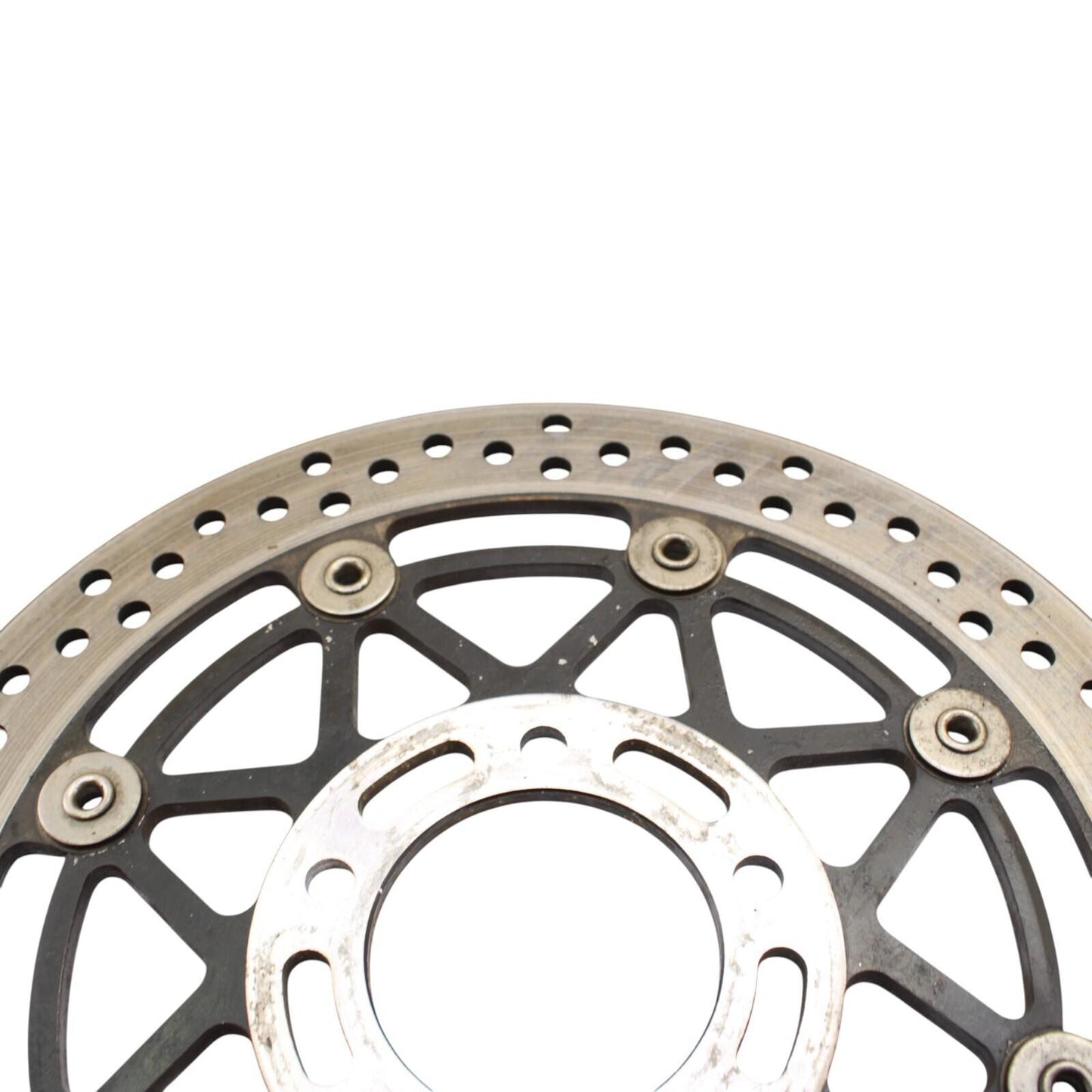 2003 2004 SUZUKI GSXR1000 FRONT BRAKE ROTORS SILVER STOCK LEFT RIGHT OE (5.72)