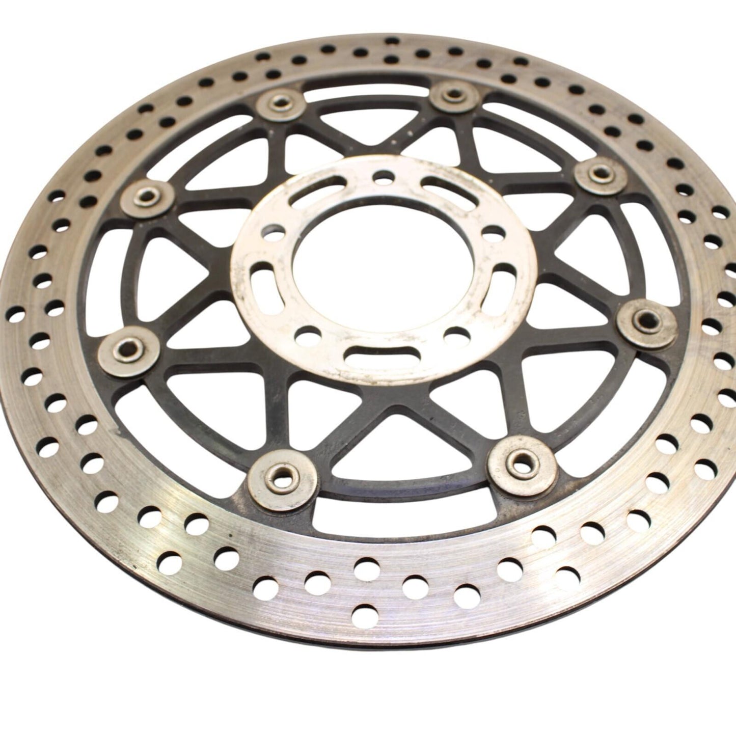 2003 2004 SUZUKI GSXR1000 FRONT BRAKE ROTORS SILVER STOCK LEFT RIGHT OE (5.72)