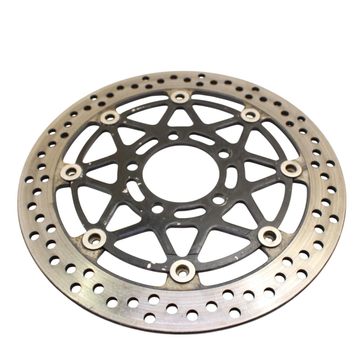 2003 2004 SUZUKI GSXR1000 FRONT BRAKE ROTORS SILVER STOCK LEFT RIGHT OE (5.72)