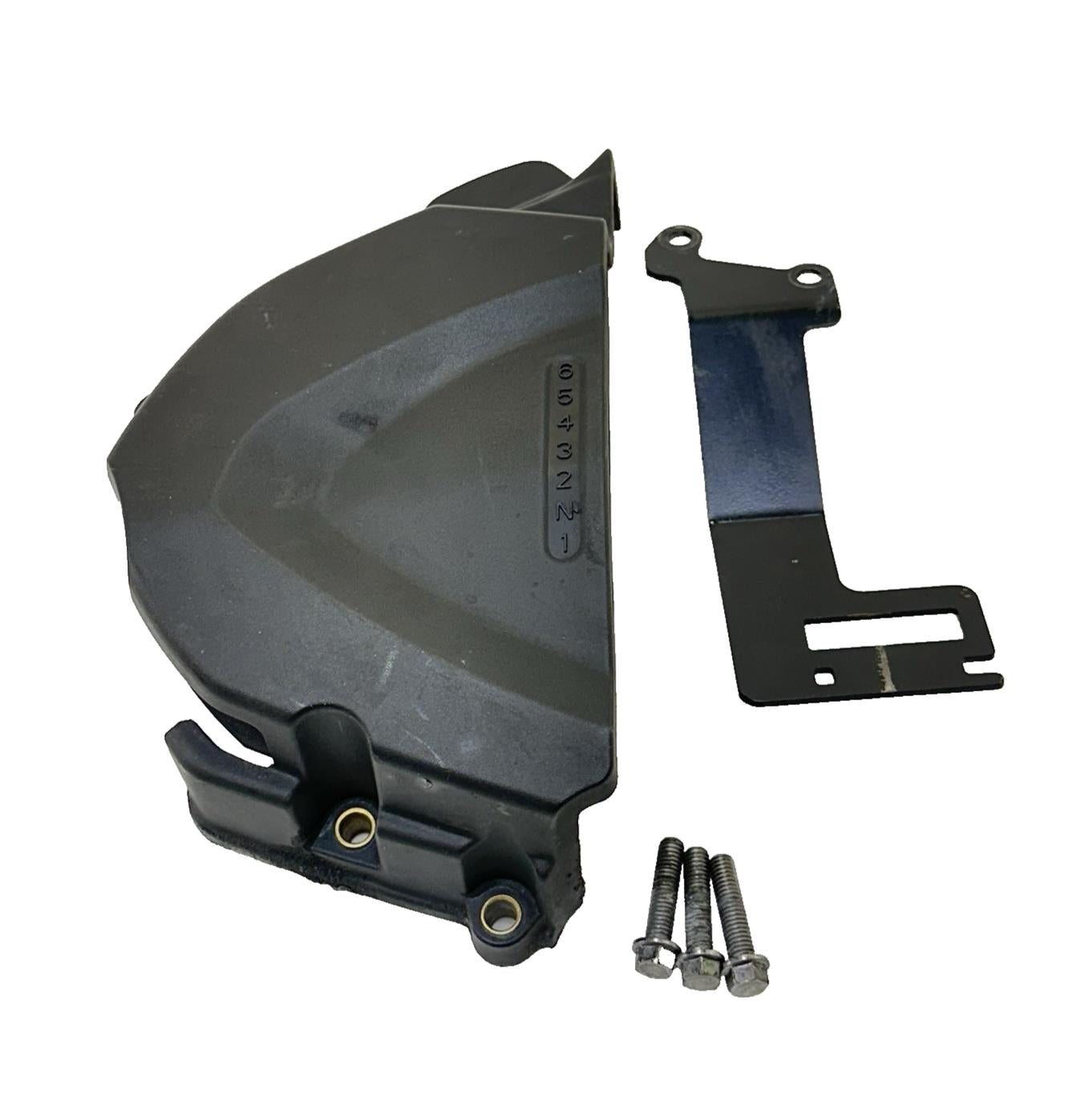 2013 - 2017 TRIUMPH DAYTONA 675 SPROCKET COVER TRIM PANEL PLASTIC BRACKET BOLTS