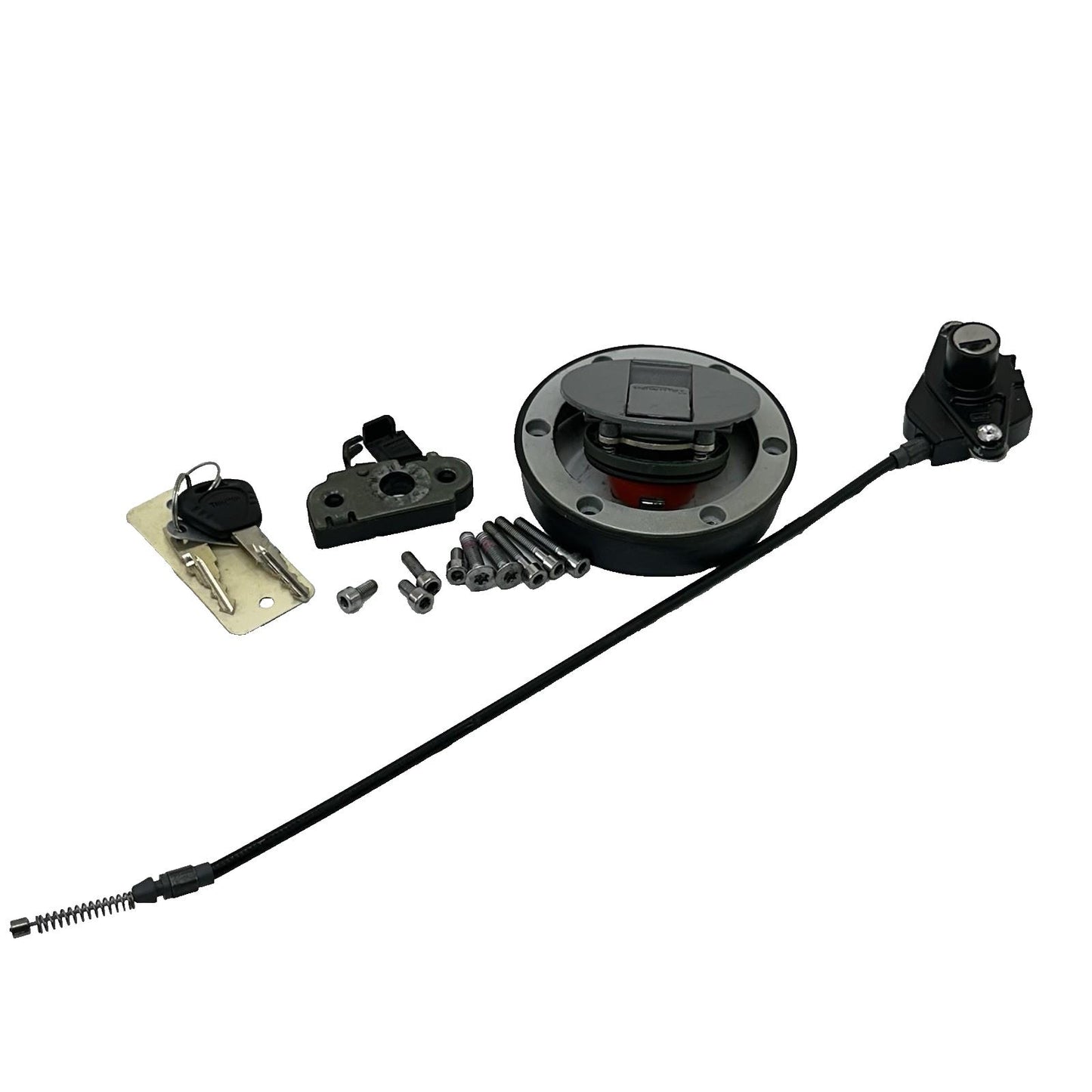 2013 - 2017 TRIUMPH DAYTONA 675 LOCK SET KEYS GAS FUEL CAP SEAT LATCH BOLTS OEM