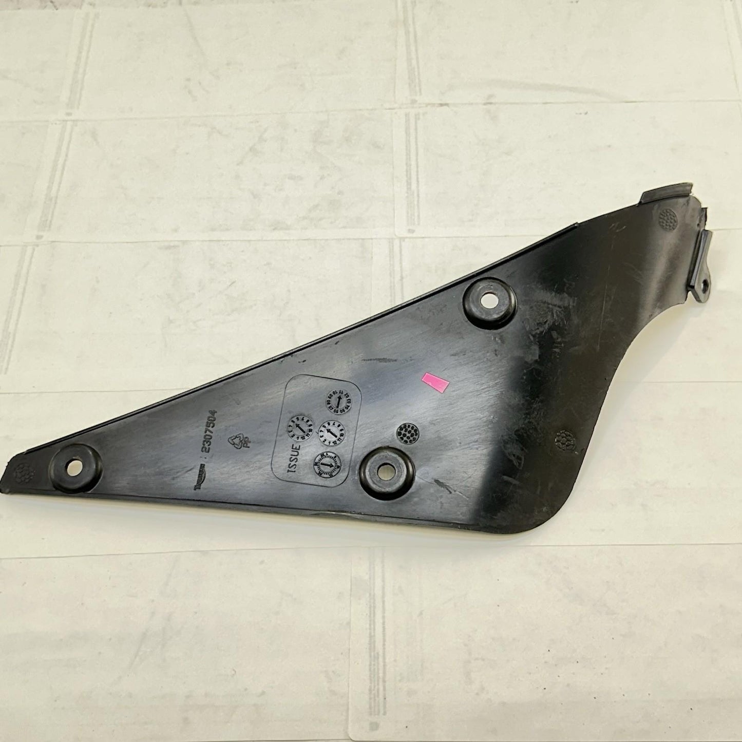 2013 - 2017 TRIUMPH DAYTONA 675 INNER FAIRING PLASTIC TRIM COWL PANEL BLACK OEM
