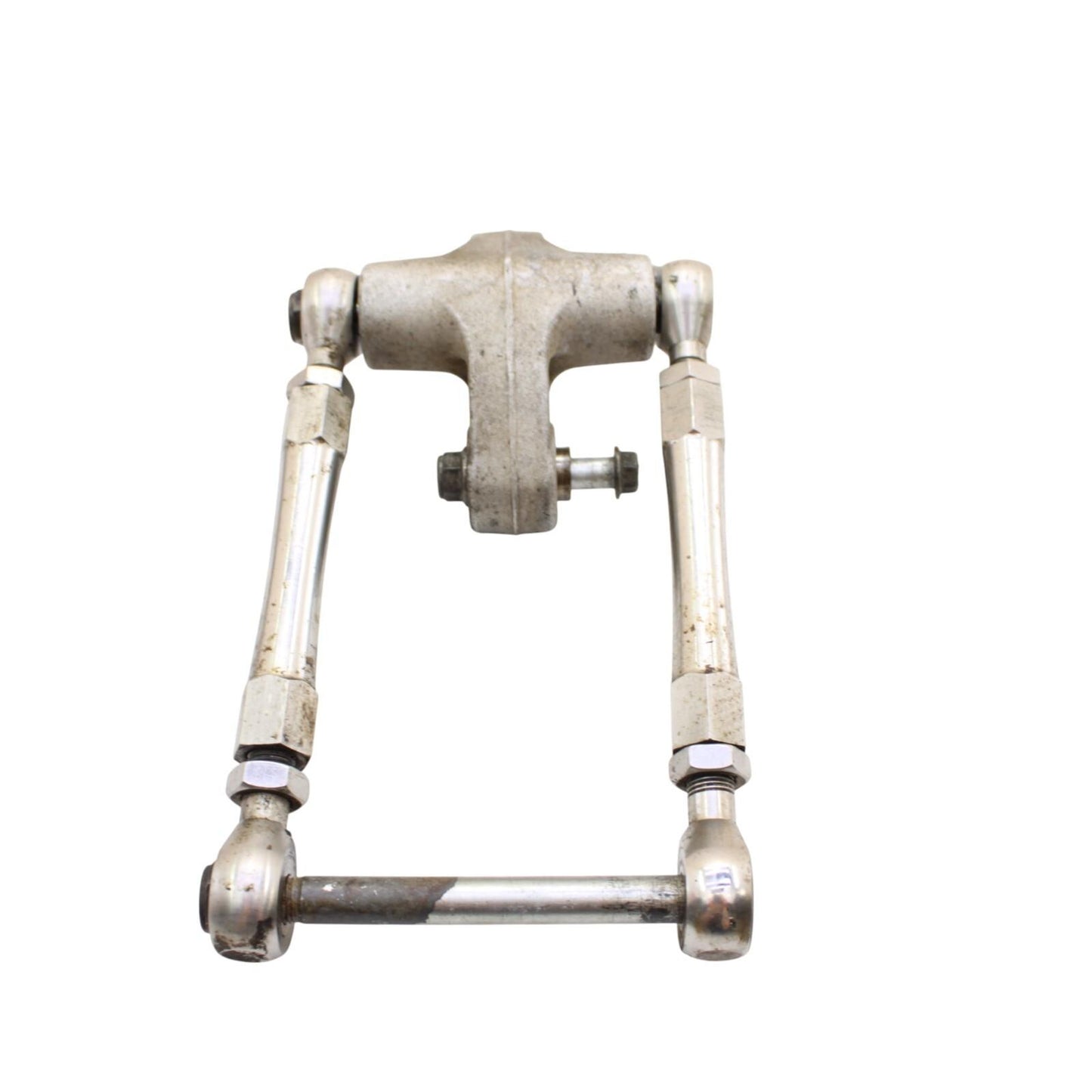 2003 2004 SUZUKI GSXR1000 DOGBONE REAR SHOCK LINKAGE LINK SILVER STRAIGHT