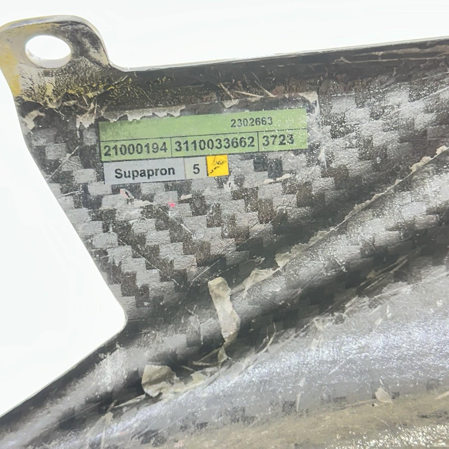 2013 - 2017 TRIUMPH DAYTONA 675 EXHAUST HEAT SHIELD COVER BLACK CARBON FIBER