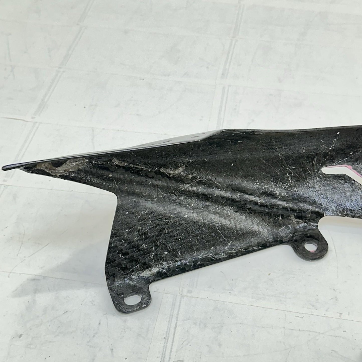 2013 - 2017 TRIUMPH DAYTONA 675 EXHAUST HEAT SHIELD COVER BLACK CARBON FIBER