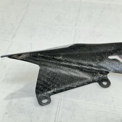 2013 - 2017 TRIUMPH DAYTONA 675 EXHAUST HEAT SHIELD COVER BLACK CARBON FIBER