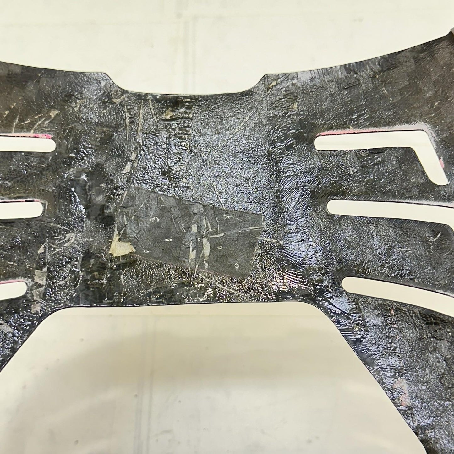 2013 - 2017 TRIUMPH DAYTONA 675 EXHAUST HEAT SHIELD COVER BLACK CARBON FIBER