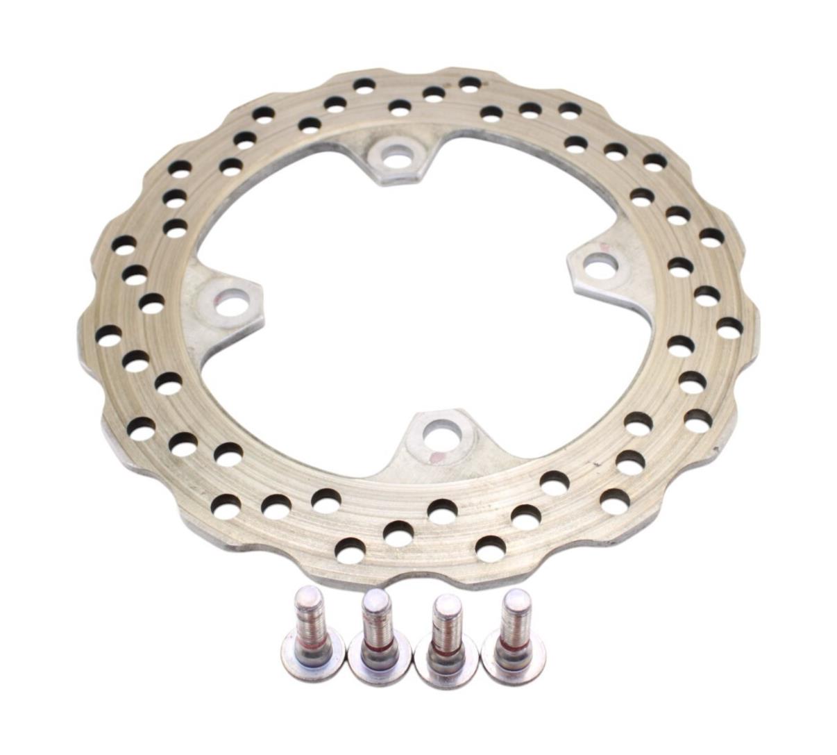 2019 - 2025 KAWASAKI NINJA ZX6R REAR ROTOR BACK BRAKE DISC BOLTS SILVER STOCK