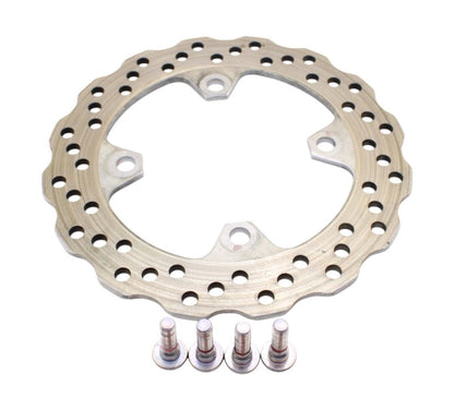 2019 - 2025 KAWASAKI NINJA ZX6R REAR ROTOR BACK BRAKE DISC BOLTS SILVER STOCK