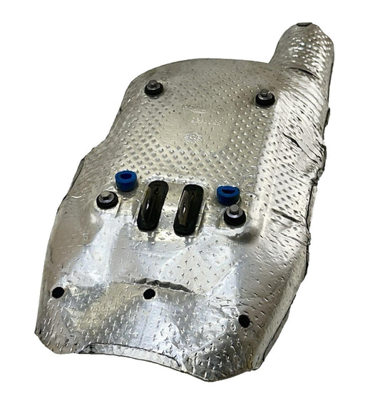 2013 - 2017 TRIUMPH DAYTONA 675 EXHAUST HEAT SHIELD MUFFLER GUARD PROTECTOR OEM