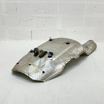 2013 - 2017 TRIUMPH DAYTONA 675 EXHAUST HEAT SHIELD MUFFLER GUARD PROTECTOR OEM