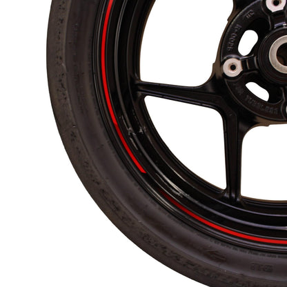 2019 - 2025 KAWASAKI NINJA ZX6R REAR WHEEL RIM TIRE STRAIGHT BLACK STOCK