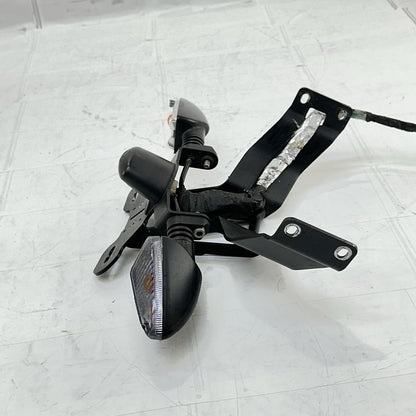 2013 - 2017 TRIUMPH DAYTONA 675 PLATE HOLDER REAR TURN SIGNALS LIGHT *DAMAGED*
