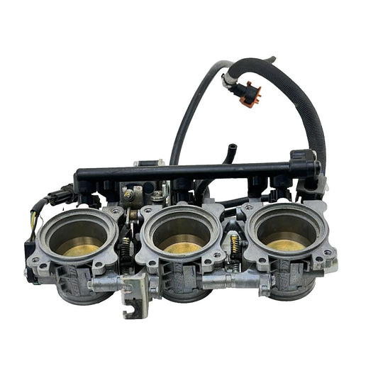 2013 - 2017 TRIUMPH DAYTONA 675 THROTTLE BODY FUEL INJECTORS MAIN RAILING STOCK