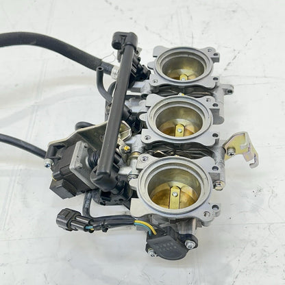 2013 - 2017 TRIUMPH DAYTONA 675 THROTTLE BODY FUEL INJECTORS MAIN RAILING STOCK