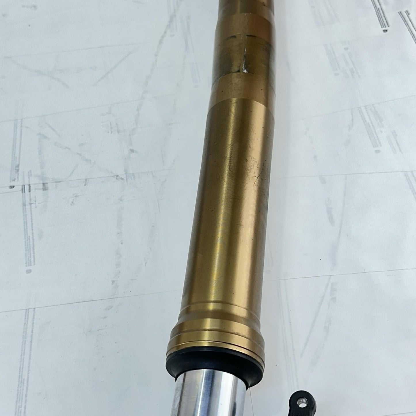 2013 - 2017 TRIUMPH DAYTONA 675 FRONT FORKS SUSPENSION SHOCKS ABSORBERS *BENT*
