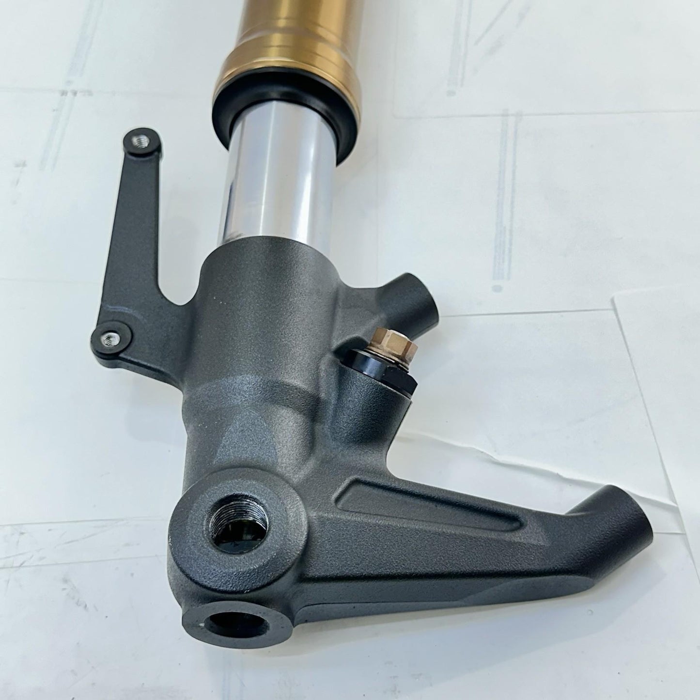 2013 - 2017 TRIUMPH DAYTONA 675 FRONT FORKS SUSPENSION SHOCKS ABSORBERS *BENT*