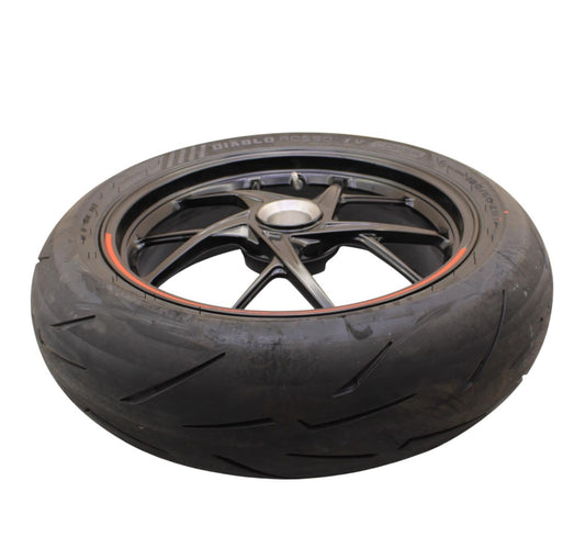 2020 - 2024 DUCATI PANIGALE V2 REAR WHEEL BACK RIM TIRE BLACK STRAIGHT STOCK