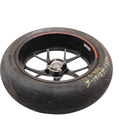 2020 - 2024 DUCATI PANIGALE V2 REAR WHEEL BACK RIM TIRE BLACK STRAIGHT STOCK