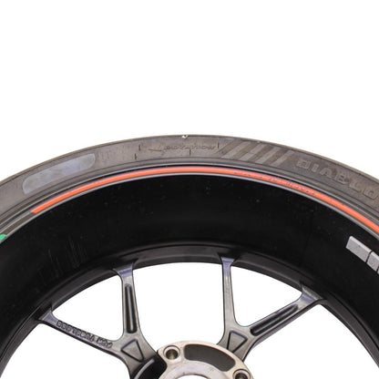 2020 - 2024 DUCATI PANIGALE V2 REAR WHEEL BACK RIM TIRE BLACK STRAIGHT STOCK