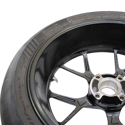 2020 - 2024 DUCATI PANIGALE V2 REAR WHEEL BACK RIM TIRE BLACK STRAIGHT STOCK