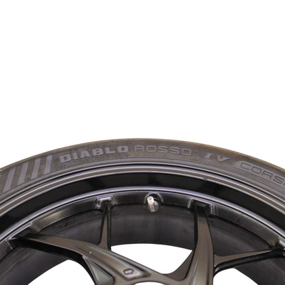 2020 - 2024 DUCATI PANIGALE V2 REAR WHEEL BACK RIM TIRE BLACK STRAIGHT STOCK