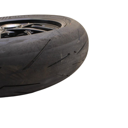 2020 - 2024 DUCATI PANIGALE V2 REAR WHEEL BACK RIM TIRE BLACK STRAIGHT STOCK