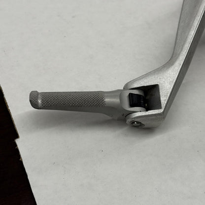 2020 - 2024 DUCATI PANIGALE V2 PASSENGER PEG REAR BACK SET PAIR SILVER STOCK