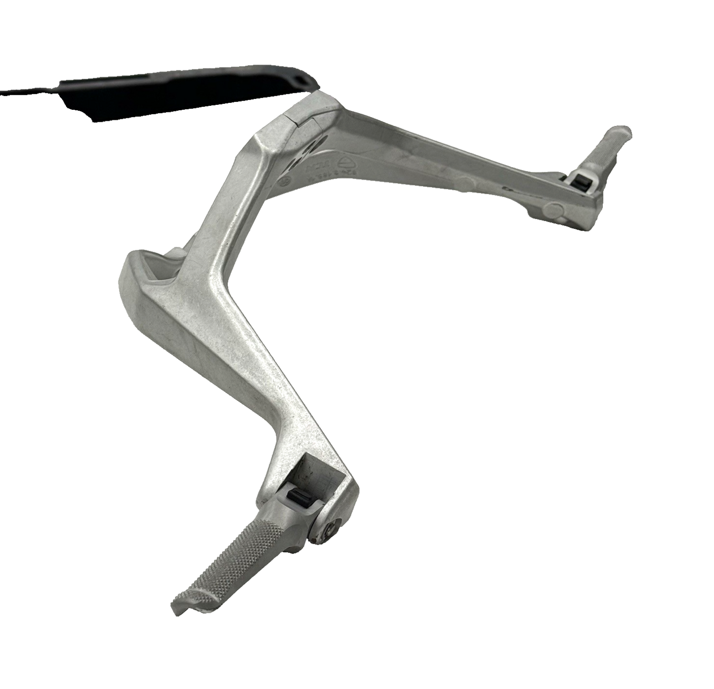 2020 - 2024 DUCATI PANIGALE V2 PASSENGER PEG REAR BACK SET PAIR SILVER STOCK