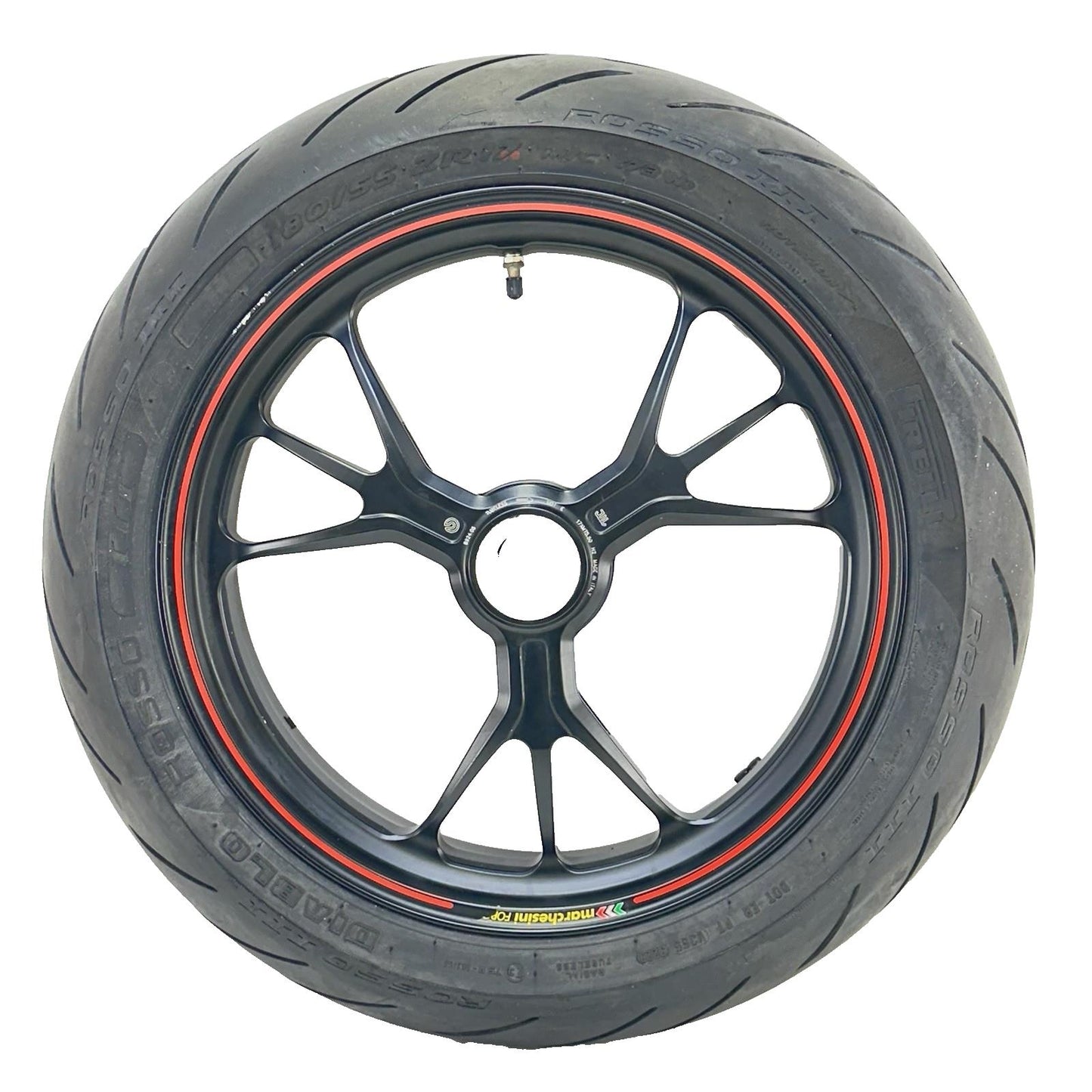 2016 - 2018 DUCATI HYPERMOTARD 939 REAR WHEEL BACK RIM TIRE MARCHESINI FORGED