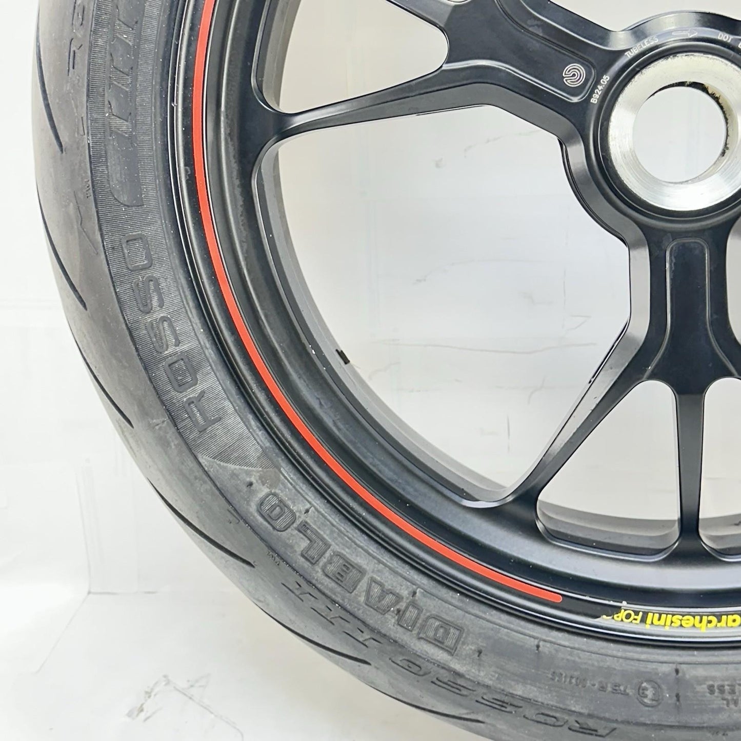 2016 - 2018 DUCATI HYPERMOTARD 939 REAR WHEEL BACK RIM TIRE MARCHESINI FORGED