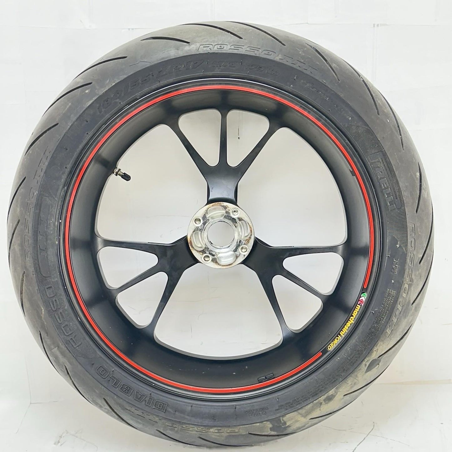 2016 - 2018 DUCATI HYPERMOTARD 939 REAR WHEEL BACK RIM TIRE MARCHESINI FORGED