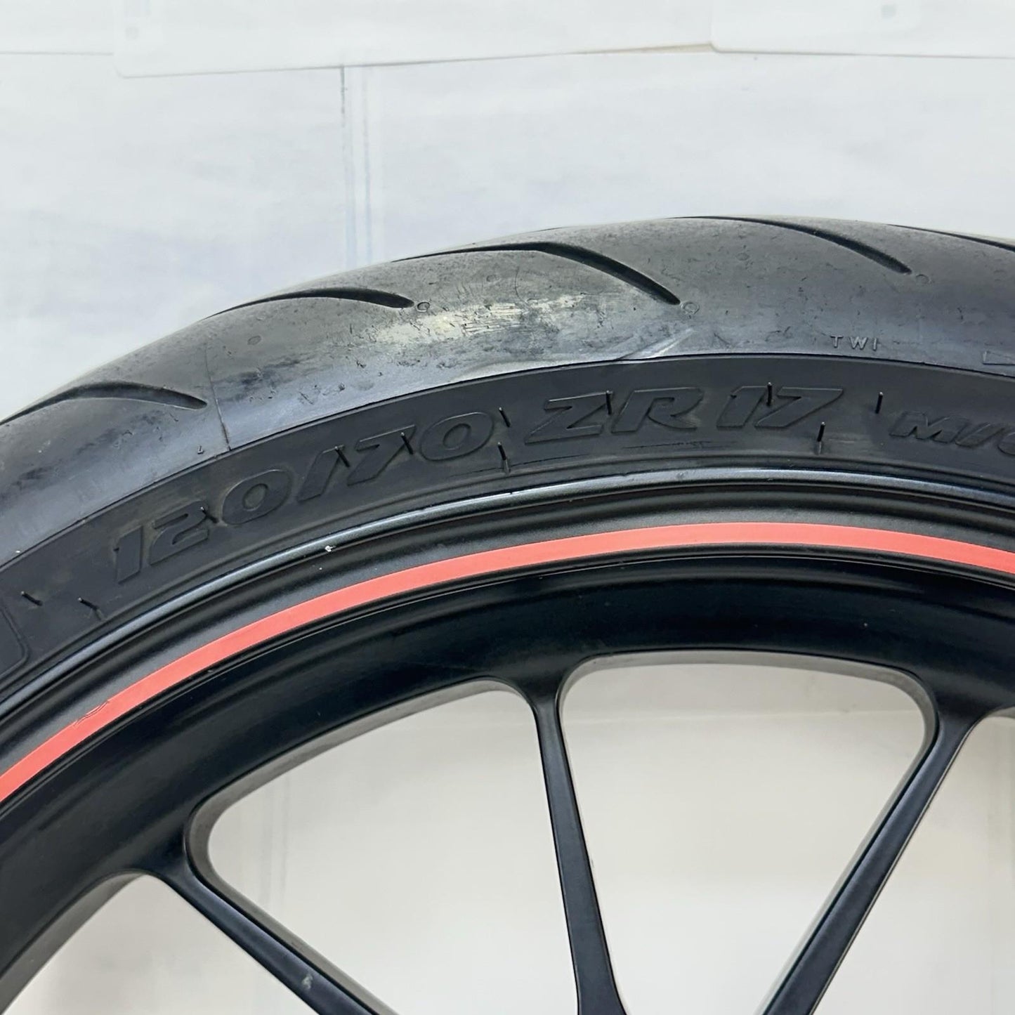 2016 - 2018 DUCATI HYPERMOTARD 939 FRONT WHEEL RIM TIRE BLACK MARCHESINI FORGED