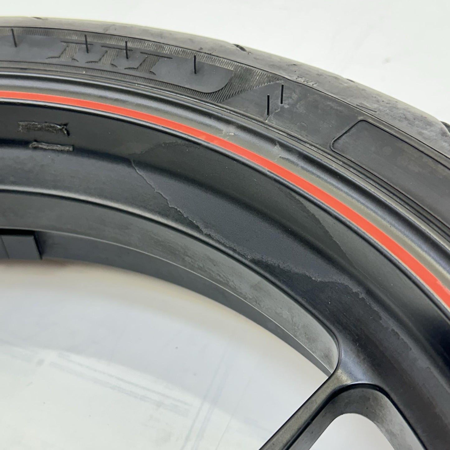 2016 - 2018 DUCATI HYPERMOTARD 939 FRONT WHEEL RIM TIRE BLACK MARCHESINI FORGED