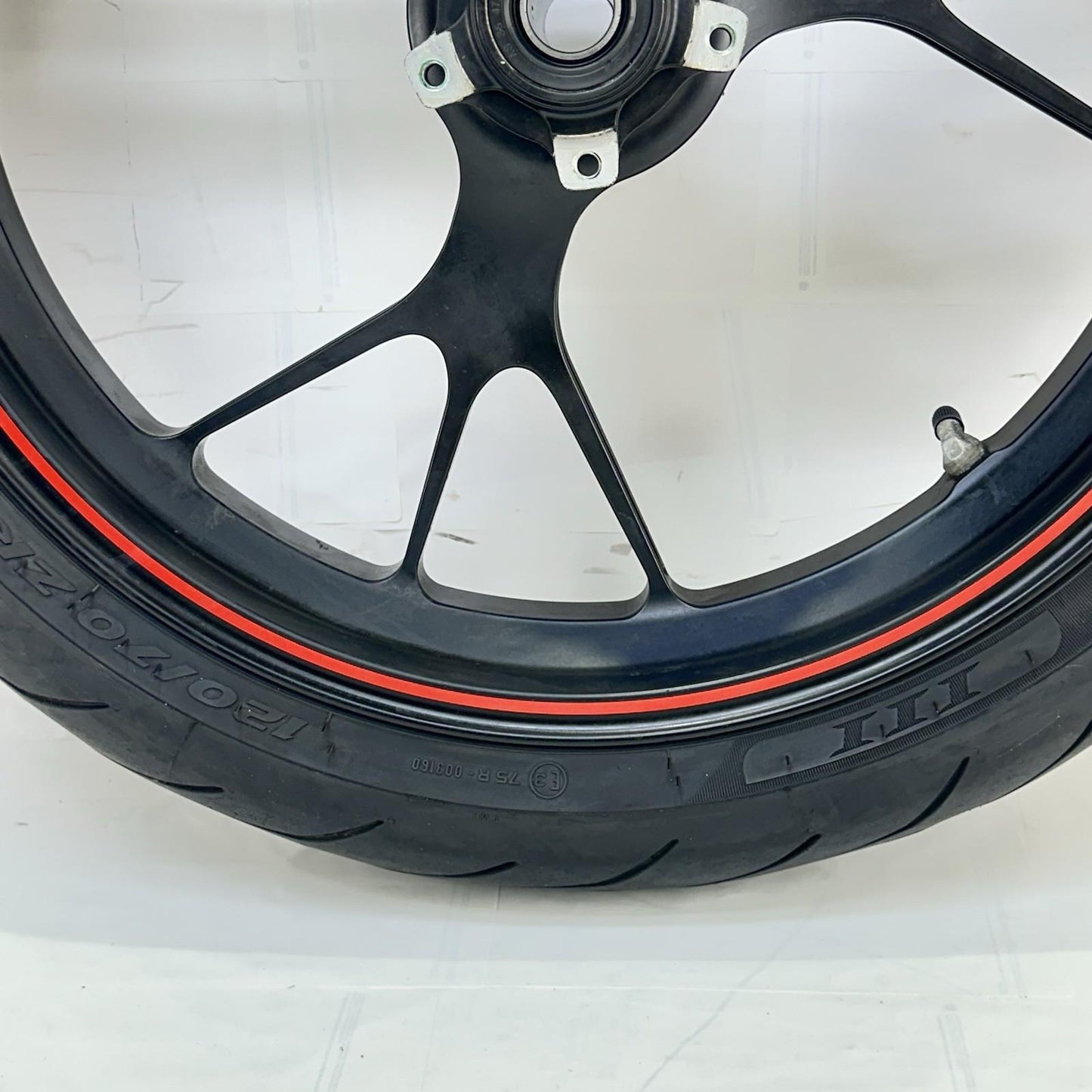 2016 - 2018 DUCATI HYPERMOTARD 939 FRONT WHEEL RIM TIRE BLACK MARCHESINI FORGED