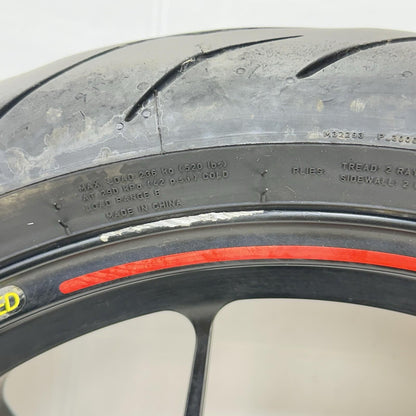 2016 - 2018 DUCATI HYPERMOTARD 939 FRONT WHEEL RIM TIRE BLACK MARCHESINI FORGED