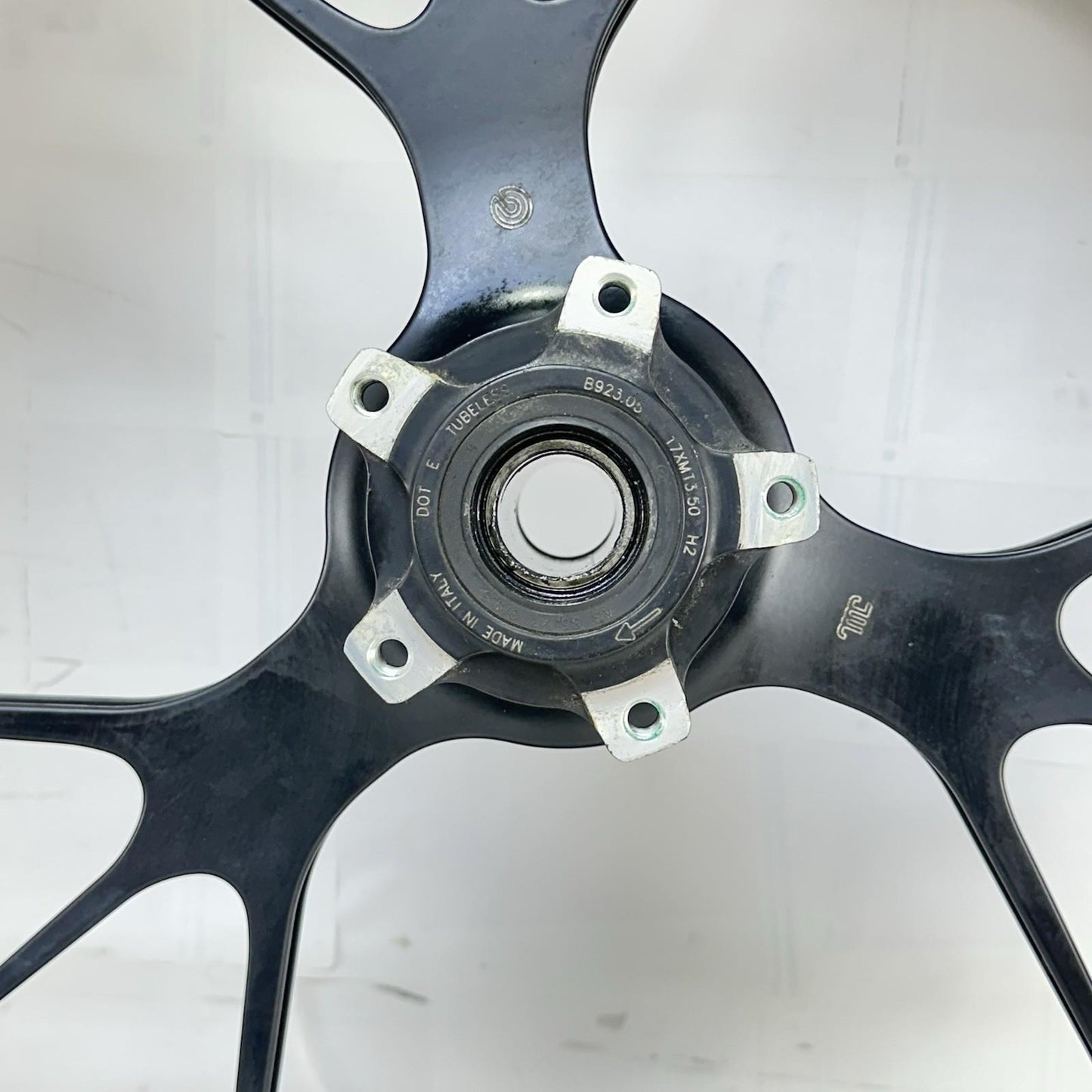 2016 - 2018 DUCATI HYPERMOTARD 939 FRONT WHEEL RIM TIRE BLACK MARCHESINI FORGED