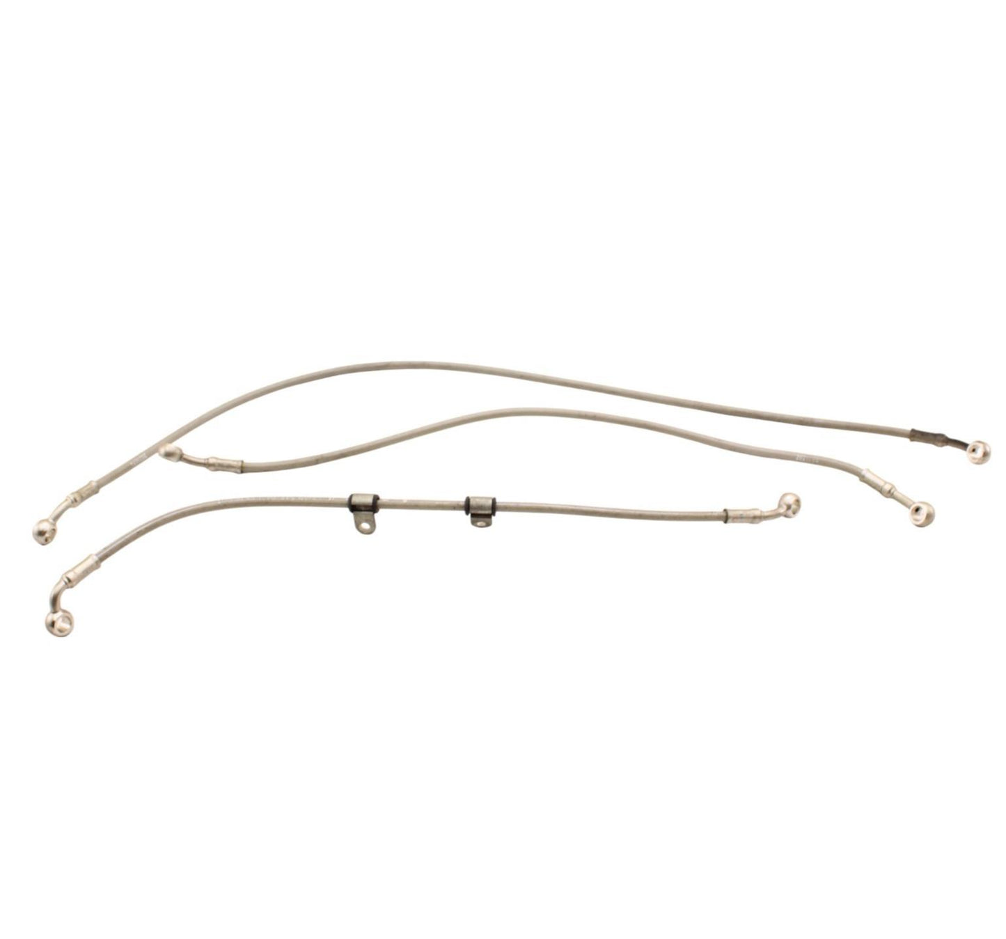 2009 - 2012 TRIUMPH DAYTONA 675R BRAKE LINES SET STEEL BRAIDED FRONT REAR 675