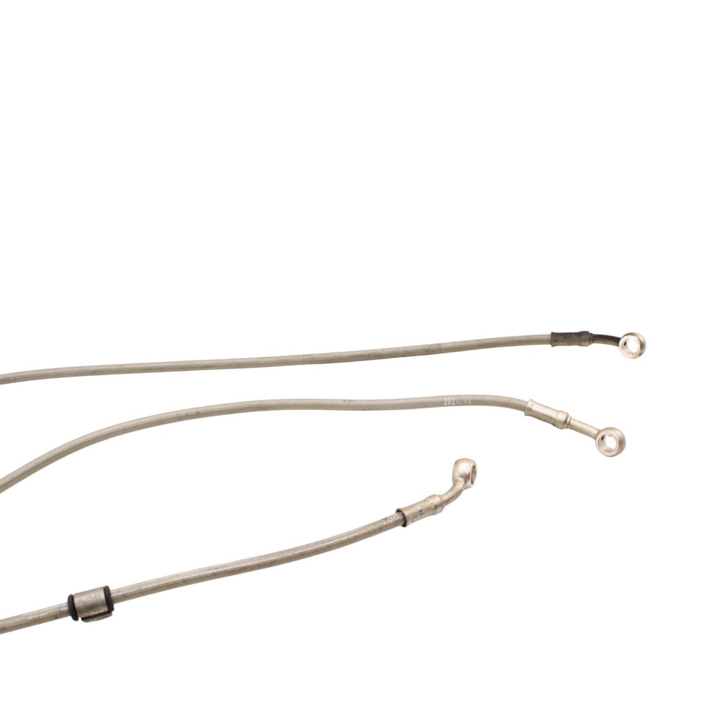 2009 - 2012 TRIUMPH DAYTONA 675R BRAKE LINES SET STEEL BRAIDED FRONT REAR 675