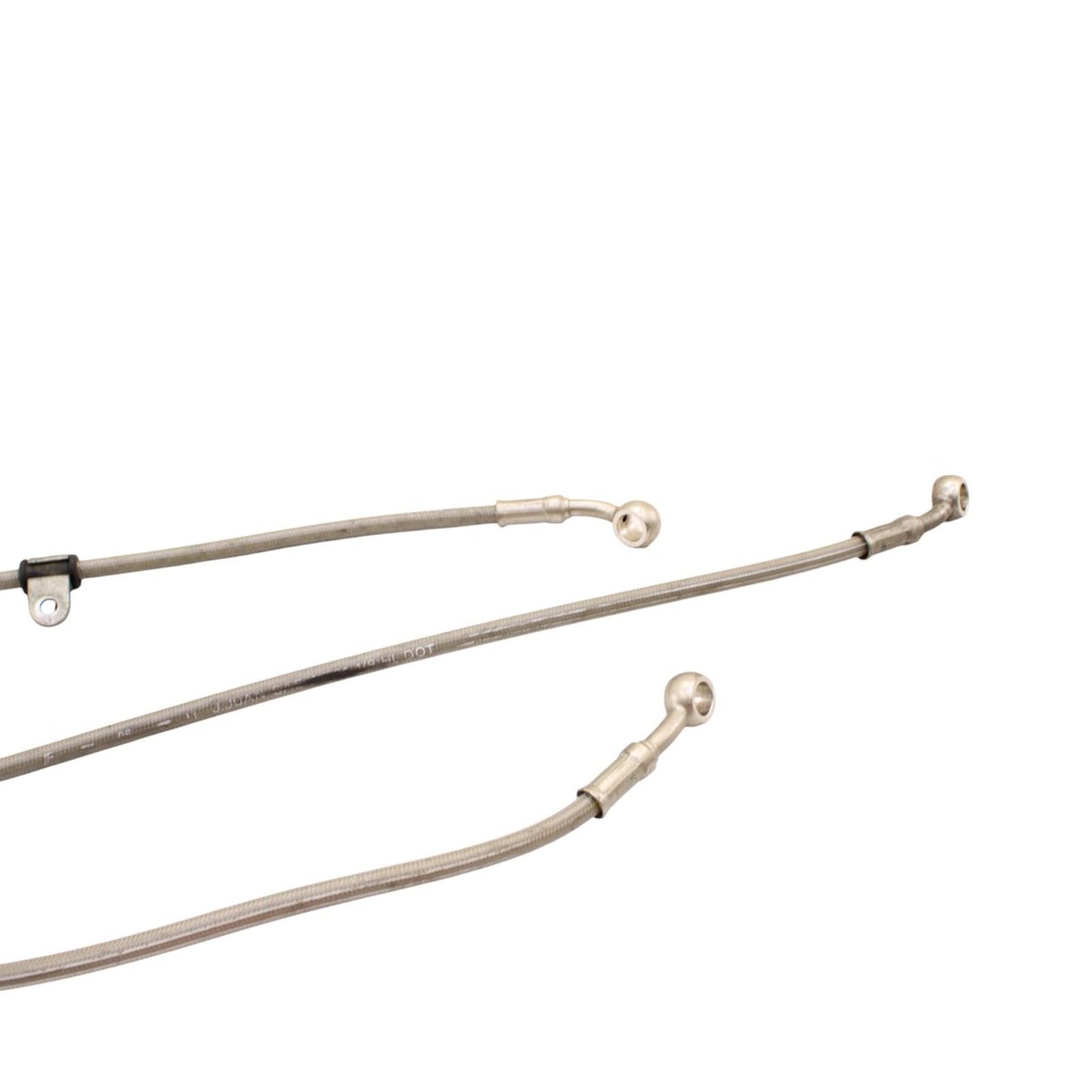 2009 - 2012 TRIUMPH DAYTONA 675R BRAKE LINES SET STEEL BRAIDED FRONT REAR 675