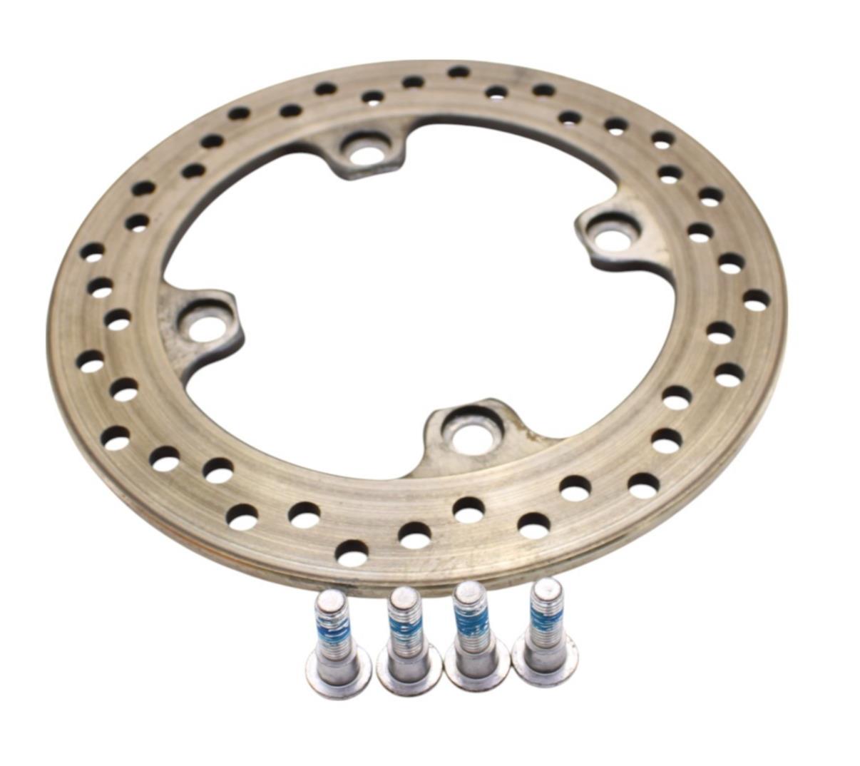 2009 - 2012 Triumph Daytona 675 R Rear Brake Rotor With Bolts STRAIGHT STOCK