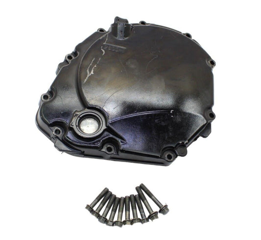 2004 2005 SUZUKI GSXR750 CLUTCH COVER ENGINE SIDE PANEL MOTOR HARDWARE BLACK