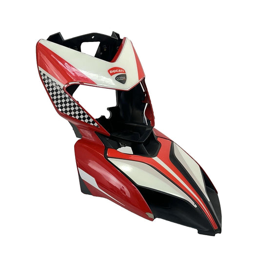 2016 - 2018 DUCATI HYPERMOTARD 939 FRONT NOSE FAIRING COWL PLASTIC RED *SCUFFED*
