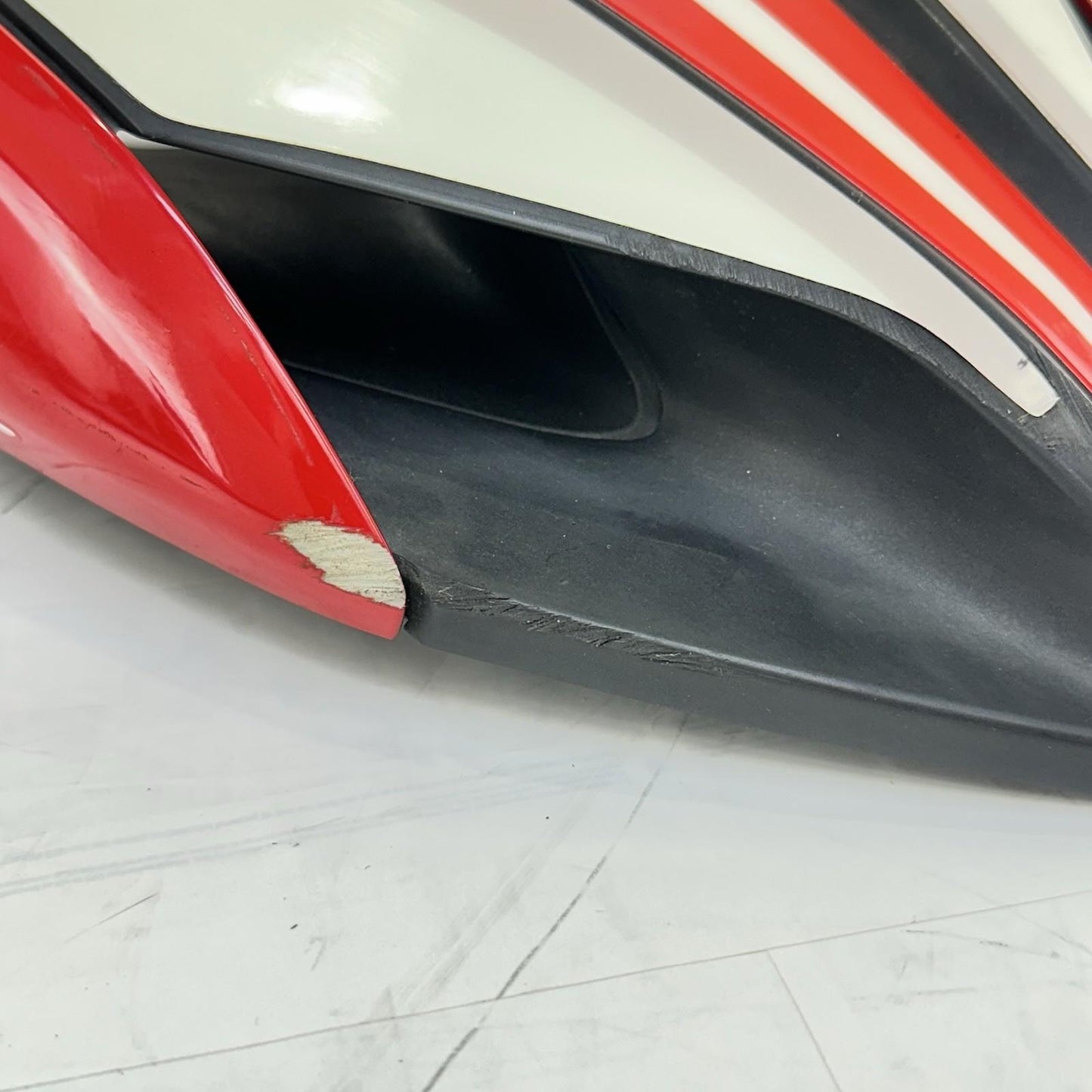 2016 - 2018 DUCATI HYPERMOTARD 939 FRONT NOSE FAIRING COWL PLASTIC RED *SCUFFED*