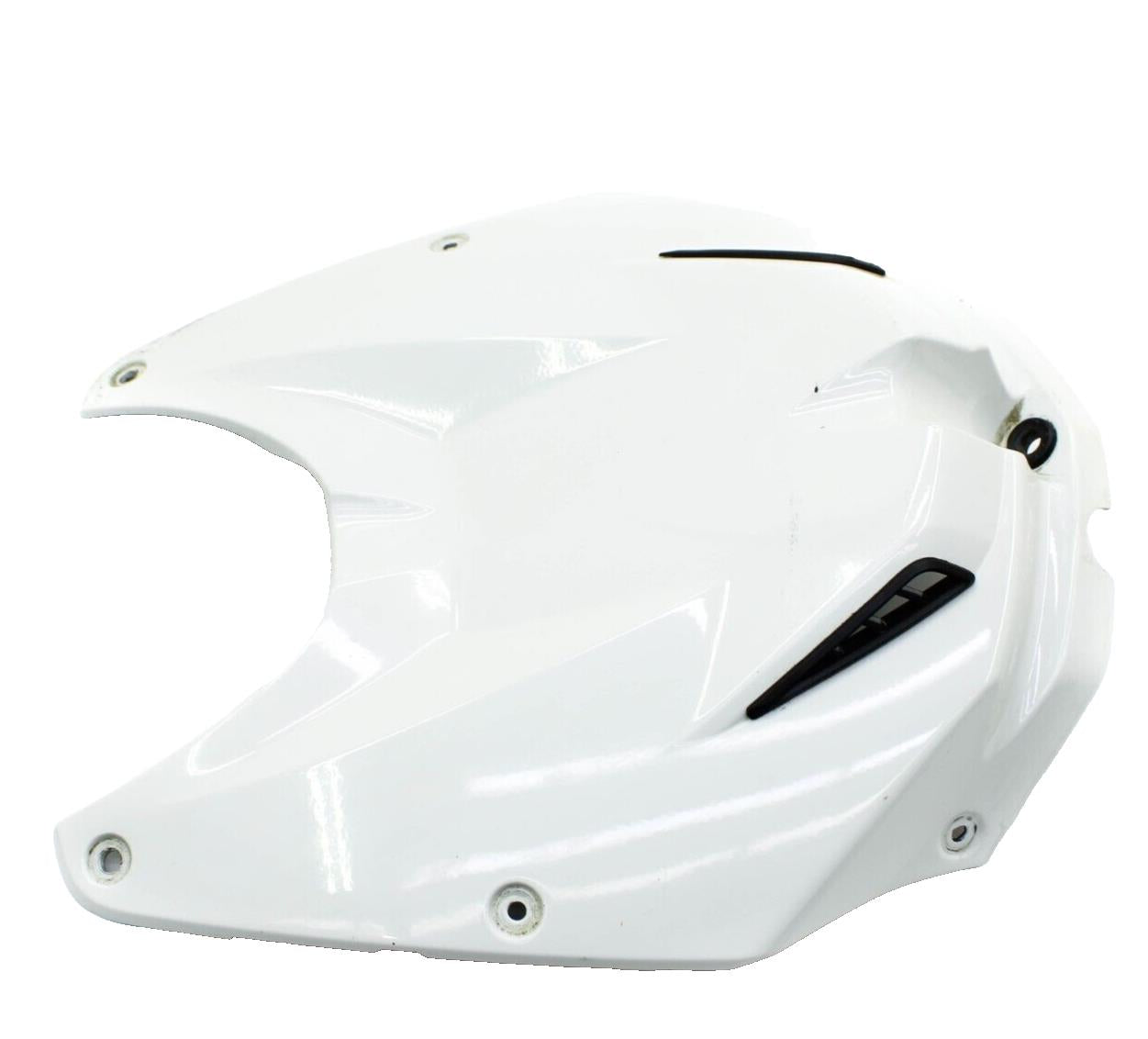 2010 - 2014 BMW S1000RR GAS TANK FAIRING COWL COVER TRIM FUEL CELL WHITE FRONT